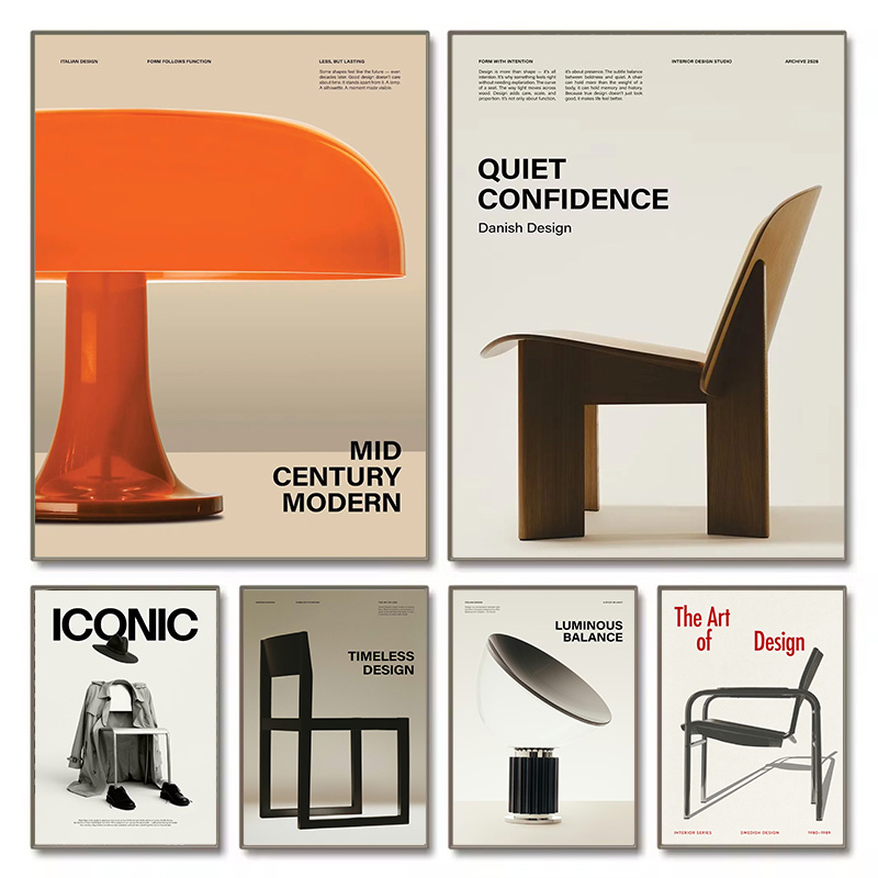 Office Furniture Home - Минималистичные стулья в стиле Баухаус, культовые
