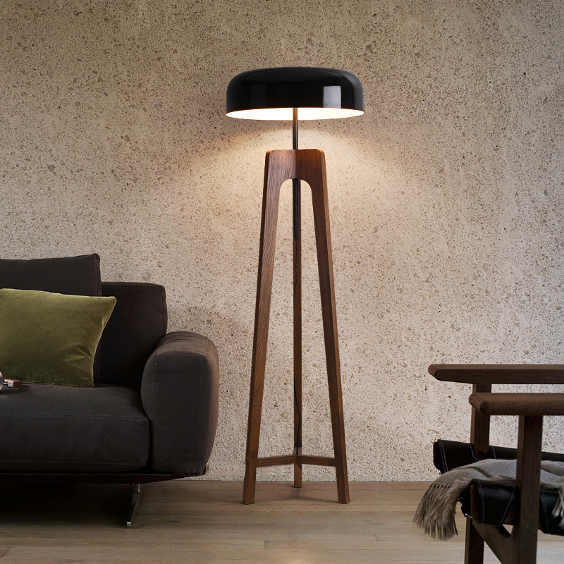 Floor Lamp Arched - Напольная Лампа Pileo Porada, классическая деревянная