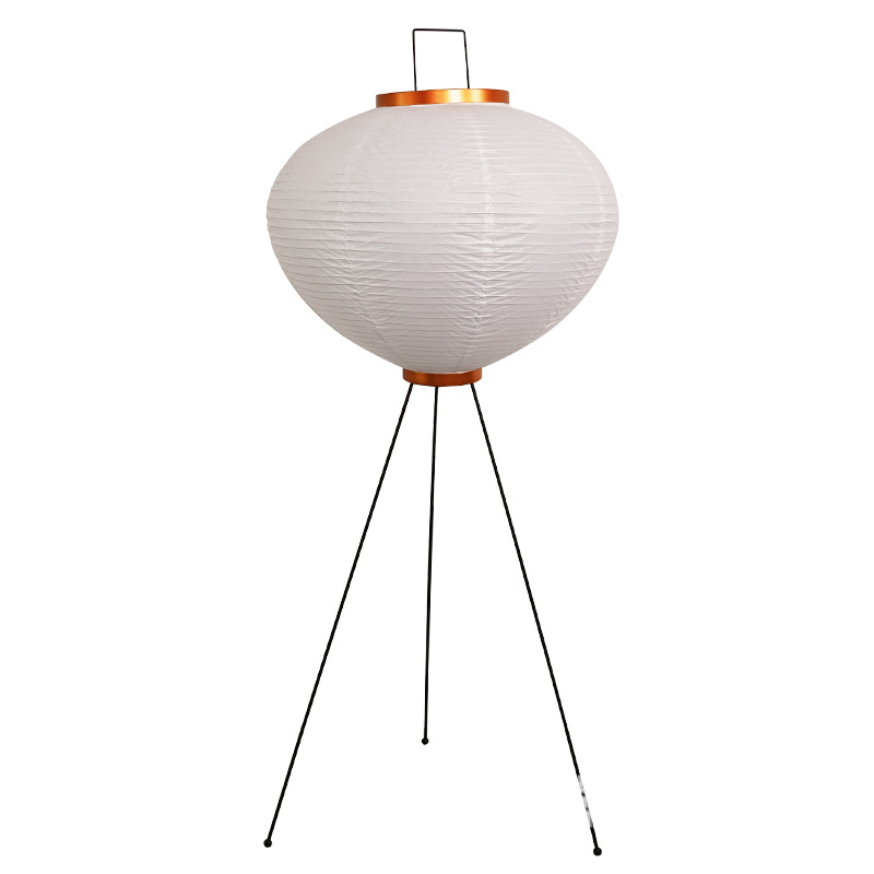 Floor Lamp Arched - Японский Noguchi Akari Торшер из рисовой