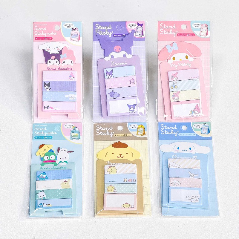 Office Supply Cart - Набор стикеров-закладок Sanrio Kawaii Kuromi Cinnamoroll