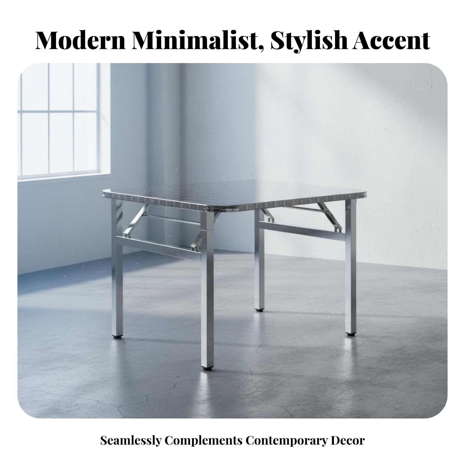 Office Furniture Home - Прямоугольный складной стол: готовый к использованию,
