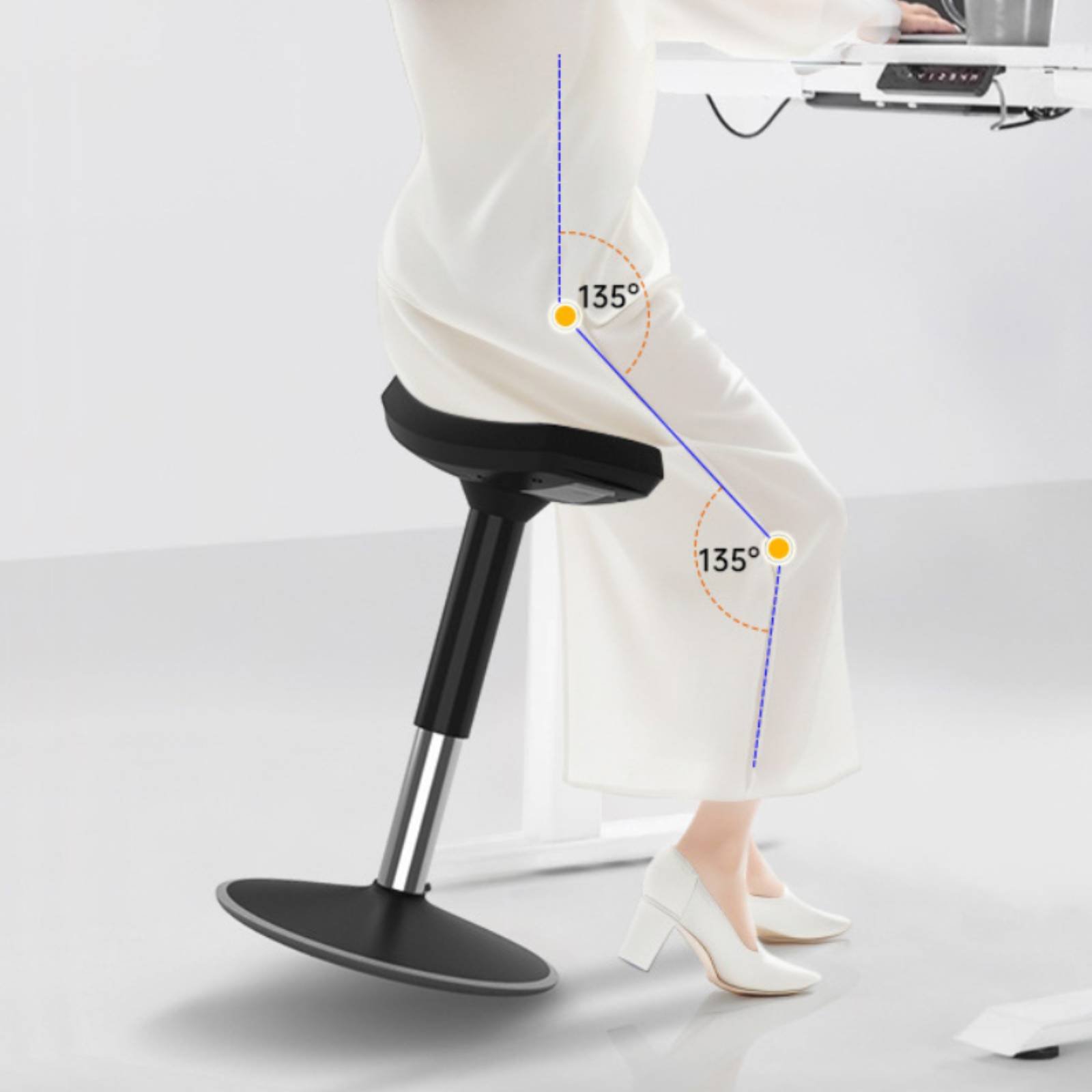 Office Furniture Home - Удобный стул-седло для длительного сидения, стул-седло