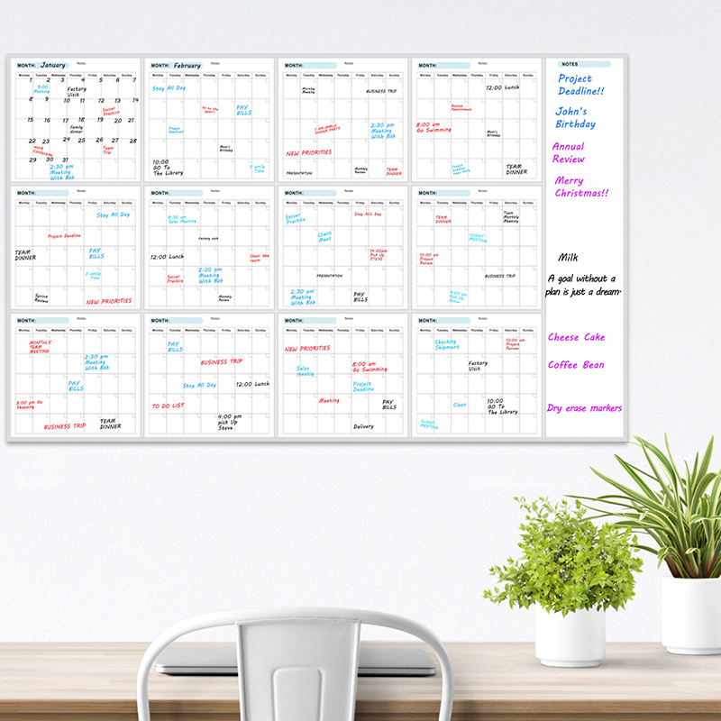 Стикер-доска для заметок на хо – обзор и цена Dry Erase Weekly