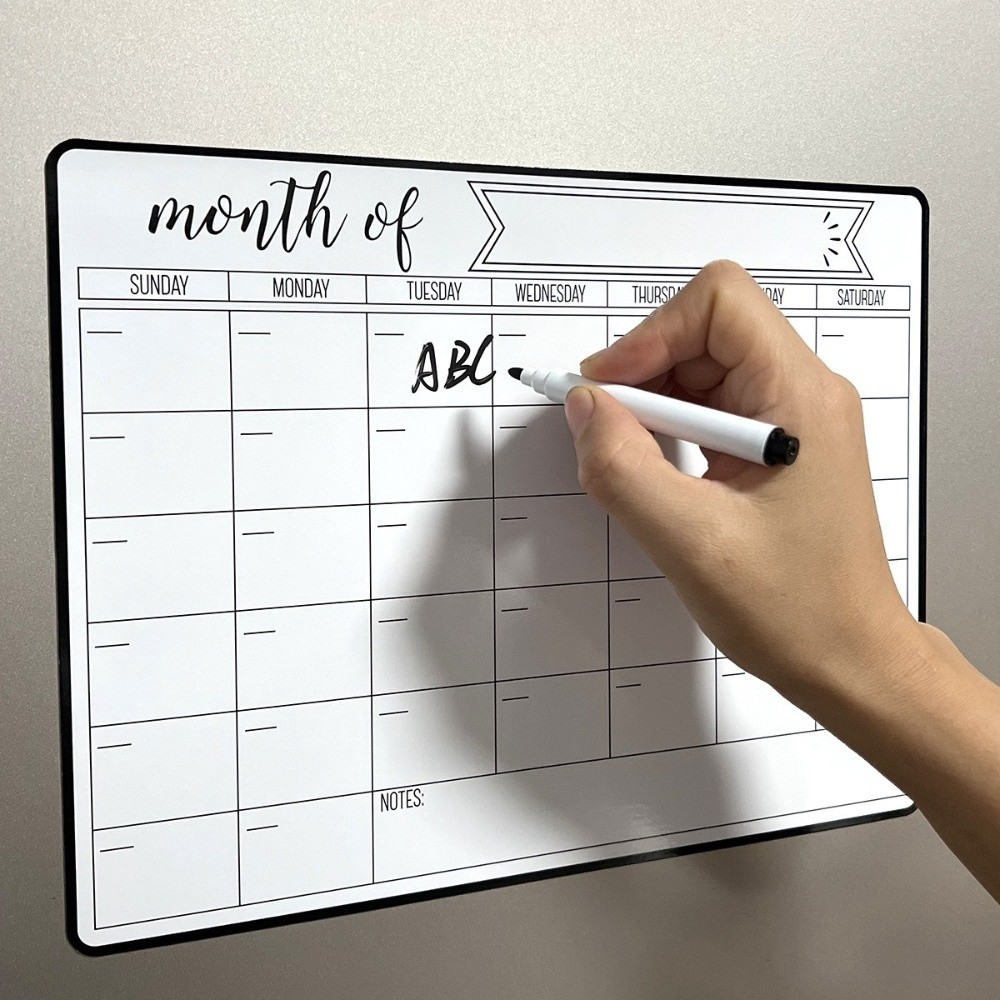 Портативный магнитный календар – обзор и цена Dry Erase Weekly