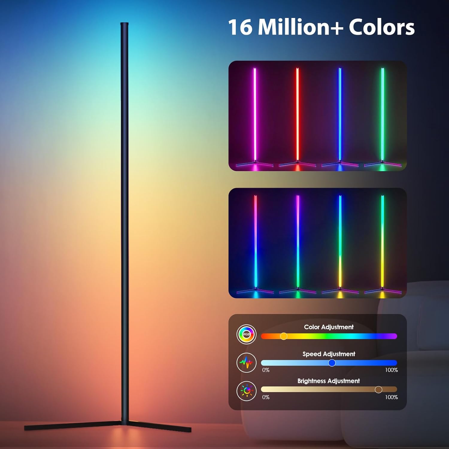 RGB светодиодный ная Напольная – обзор и цена Floor Lamp Arched