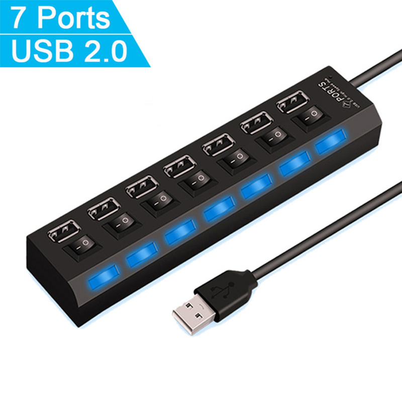 7-портовый USB 2.0-хаб-разветв – обзор и цена Office Supply Cart